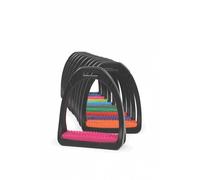 Shires Compositi Premium Profile Stirrups Burgundy - Child