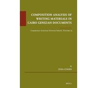 Composition Analysis of Writing Materials in Cairo Genizah Documents: Cambridge Genizah Studies Series, Volume 15: 91