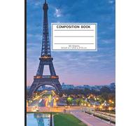 COMPOSITION BOOK 80 SHEETS 8.5x11 in / 21.6 x 27.9 cm: A4 Lined Ruled Notebook | "French Style" | Workbook for Teens Kids Students Boys | Writing Notes School College | Grammar | Languages