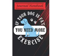 Composition Book - If Your Dog Is Fat: Animal notebook for kids (6x9, 100 Page Ruled Notebook With An Inspirational Quote)