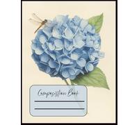 Composition Book: Lined with Margins| College Rules| 8x11 inches| Dragonfly Cover|110 pages