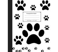 Composition Book: Paw Print NoteBook