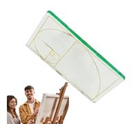 Composition Chess Finder - Artist Viewer Grid, Clear Golden Section Viewer, Acrylic Ruler, Professional Golden Ratio Drawing Tool for Painters, Designers, Perfect Layout Guide for Sketch