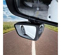 Composition Direct-install Fit for Mirror Rear Side Rearview Adjustable Wide-angle Exterior Mirror for Cars - Spot Convex Mirrors Front Blind Abs(LEFT)