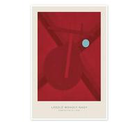 Composition G4, 1926 Poster by László Moholy-Nagy 40 x 60 cm Red Wall art Wall decor