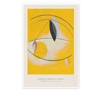 Composition Gal Ab I, 1930 Poster by László Moholy-Nagy 40 x 60 cm Yellow Wall art Wall decor