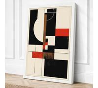Composition Geometric Canvas Wall Art Print 36x24 Inch