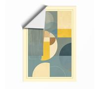 Composition Geometric Unframed Wall Art Print A3 (42×29.7cm), Wall Decor for Living Room, Bedroom, Office & Home, Art Gift