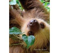 Composition Journal - Cute Sloth: 100 College Ruled Pages - Student Notebook