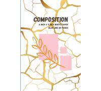 Composition Note Book: Composition Note Book - 6 inch x 9 inch white paper, blue line 80 pages