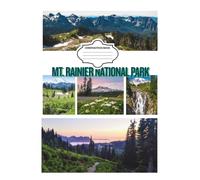 Composition Notebook 100 pages 7.5x9.75 in. Illustration: Mount Rainier National Park: Wide Ruled Lined Journal for Nature Lovers, Hikers, Campers, ... School, Travel Notes, and Daily Writing