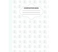 Composition Notebook | 8.5" x 11" Cat in Vines vintage fun Composition Notebook