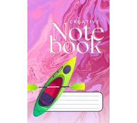 Composition Notebook: A canoe on the tranquil water: Notebook for school, kids, teens, adults, and canoe enthusiasts 6” x 9” - 120 Pages - wide ruled