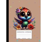 Composition Notebook: A Colorful Baby Parrot-Themed: 110 College-Ruled Pages | 7.5 x 9.25 Inches | Vibrant Baby Parrot for School, College, Work, and Creativity