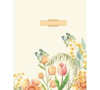 Composition Notebook: A cute spring flower-themed journal notebook