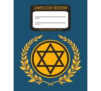 Composition Notebook: Am Yisrael Chai - Taking notes at the Synagogue, School, or Home