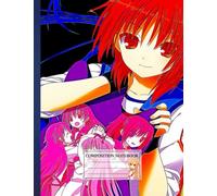 Composition NoteBook : Anime Angel Beats JP Miyuki Irie SS54 , 8.5 x 11 Inches, 110 page Journal For School Children Students Teachers Adults Baby College Ruled Lined Pages Work From Home
