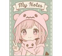 Composition Notebook: Anime Girl, College-Ruled Lined Paper Journal, (8.5 X 11) 120 Pages Notebook for boys, girls, Kids, Teens, Women and Adults