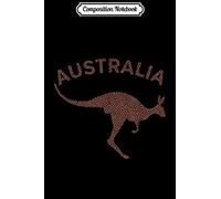 Composition Notebook: Australian Aboriginal Dot Art Kangaroo Souvenir With Journal/Notebook Blank Lined Ruled 6x9 100 Pages
