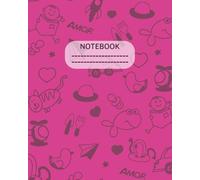 Composition Notebook: Back to School. For kids students. College. 110 Pages. Elementary, Middle School. Ruled. Supplies. Notes. Fun Design.