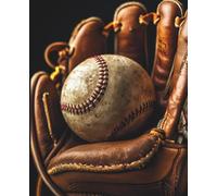 Composition Notebook: Baseball Catch Journal Notebook | 110 pages, 7.5 x 9.25"