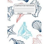 Composition Notebook: Beach Composition Notebook - Cute Ocean Notepad Journal for Beach Lovers - College Ruled