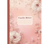 Composition Notebook - Beautiful Flower Cover Graph Paper Notebook: 100 Pages | Large 8.5 x 11 Inch Grid Notebook for School, Math, Design & Notes