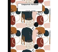 Composition Notebook Boho Style: College Ruled, Boho Aesthetic, Wide Ruled Notebook Paper for Kids, Large Writing Journal for Homework - Notes - ... to School for Boys Girls Children teens...