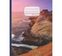 Composition Notebook: Cape Kiwanda Afterglow Blank Wide Ruled 8.5x11 - 110 page Anime Cute Animal Pig Dog Cat, Log Book, Diary, School, Creative Writing Halloween Horror, Work From Home unlined