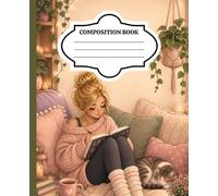 Composition Notebook: Cat-Lover, Book-Lover Journal | Notebook for Women | College-Ruled 100 Pages