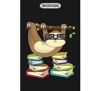 Composition Notebook: Chibi Climbing Anime Sloth Book Lover Memory Best Club Examination Bonsai Accessories Coloring Book Notebook Journal Notebook Blank Lined Ruled 6x9 100 Pages