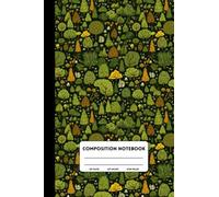 Composition Notebook, Child Pop Forest Cover, Wide Ruled Paper, 120 Pages, 6" x 9": Colorful Lined Paper Composition Notebook for School, College, Office, Work, Journal
