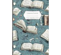 Composition Notebook: Classic 6x9 College Ruled Notebook with Haunted Bookshop Artwork - Ideal for Spooky Stories, Journaling, and Creative Ideas