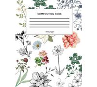 Composition Notebook - Classic Marble Cover - 8.5 x 11 inches - 300 Pages: Large Lined Notebook for Students, Teachers, and Everyday Notes