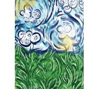 Composition Notebook: Clouds in the Sky | Lined Notebook | 8.5’’ x 11’’ | 120 Lined Pages