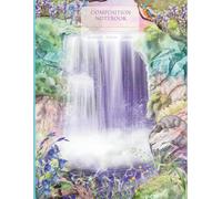 Composition Notebook College Lined: Kingfisher & The Cascades Journal | Dreamy Wisteria Waterfall Stationery for Back to School, Home, Office & College | Peaceful Nature Theme 8.5x11