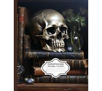 Composition Notebook: College Ruled | 120 Pages 9.5"x7.25"| Vintage Skull Halloween Composition Notebook | Perfect for Back-to-School Teens & Young Adults | Unique Gothic Aesthetics | Spooky Design