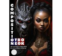 Composition Notebook College Ruled: 120 White Paper Pages Gray Lined 60 Sheets for School or College Student Teacher Class Office Work Journal ... Size 8.5 x 11 Inch Werewolf Vampire 3.