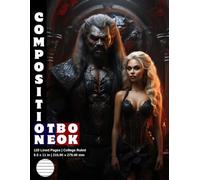 Composition Notebook College Ruled: 120 White Paper Pages Gray Lined 60 Sheets for School or College Student Teacher Class Office Work Journal ... Size 8.5 x 11 Inch Werewolf Vampire 9.