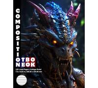 Composition Notebook College Ruled: 120 White Paper Pages Gray Lined 60 Sheets for School or College Student Teacher Class Office Work Journal ... 7.5 x 9.25 Inch Alien Predator Warrior 36.