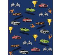 Composition Notebook College Ruled 7.5 X 9.25 120 Pages | Race Car | Boy Gift Ideas | Cute Journal For Kids