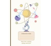 Composition Notebook College Ruled: Aesthetic Science Illustration 6x 9 in