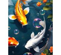 Composition Notebook: College Ruled Beautiful Japanese Koi Fish Pattern Composition Book: 7.5x9.25" Notebook and Journal With Lined Pages - Perfect to ... Productivity at Work or School, 110 Pages