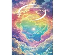 Composition Notebook College Ruled: Beautiful Rainbow Clouds Aesthetic Notebook for Adults, School, College, Work, Office, Kids | 7.5 x 9.25 Writing Journal 100 Pages with lined Paper
