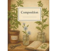 Composition Notebook College Ruled: Cabinet Wonders | Vintage Apothecary Style with Illustrated Pages | Aesthetic, ADHD, Journaling | School, College, ... botanists, aesthetic notebook, cottagecore