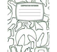 Composition Notebook College Ruled - Green Doves Edition: 110 Pages | 55 Sheets | Full-Bleed College Ruled with Margin Lines | 7.5 x 9.75 | Bella Strada Studio