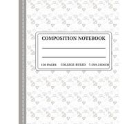 Composition Notebook College Ruled: Minimal Pastel Hearts Design | Pretty Journal for Everyday Writing