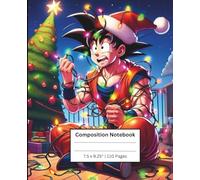Composition Notebook College Ruled: Monkey King Christmas | Festive Mythic Warrior Journal for School, Office & Creative Writing