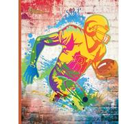Composition Notebook College Ruled , New Generation - Football Notebook Lined Paper 7.5 x 9.25 Inches - 120 Pages , Journal For School, College, Work , Office