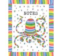 Composition Notebook College Ruled: Ollie Stars & Stripes - Perfect Gift for Octopus lovers: Journal for note taking, thoughts and to-do lists - 110 Pages